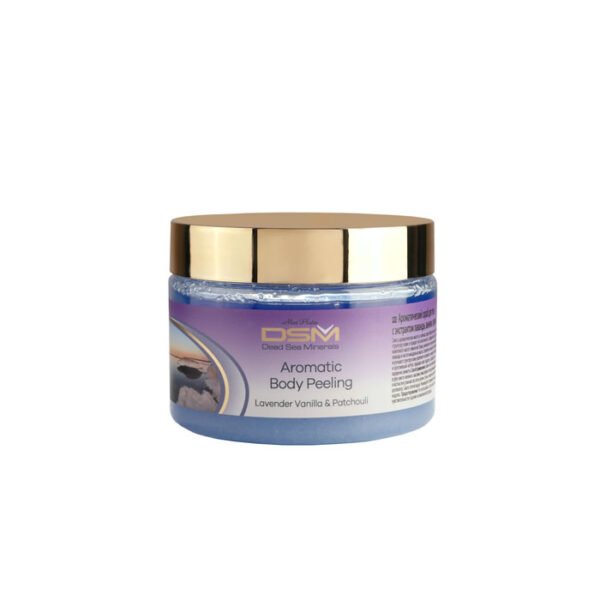 Aromatisk peeling med salt og lavendel