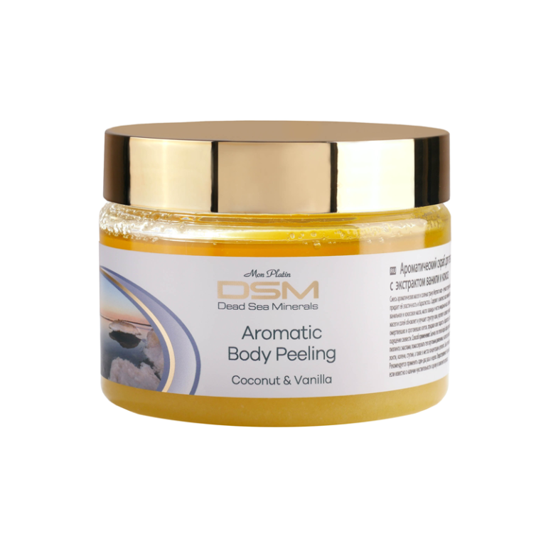 Aromatisk peeling med salt og cocos